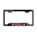 Omega Metal License Plate Frame