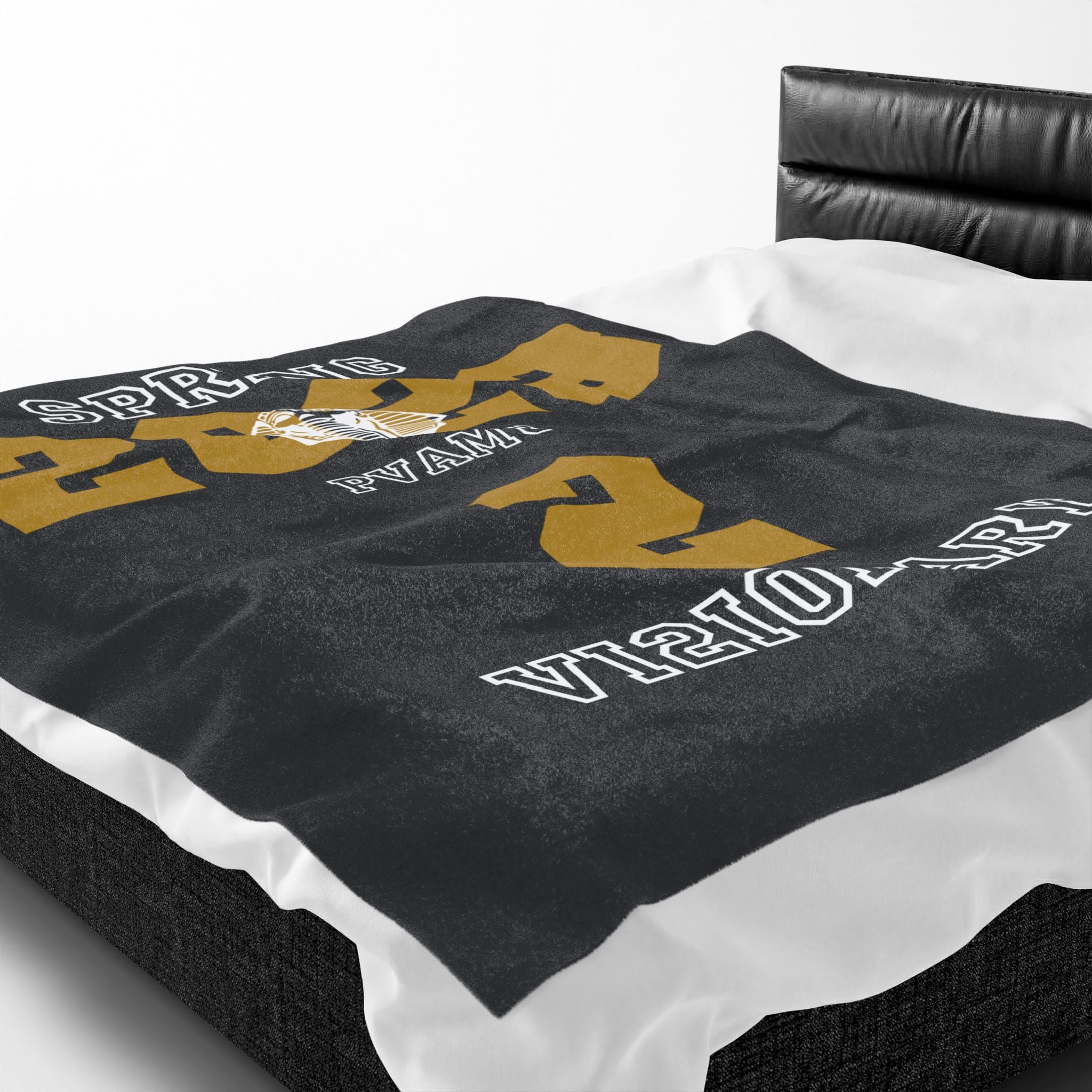 Custom Line Alpha Plush Blanket