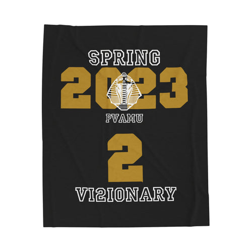 Custom Line Alpha Plush Blanket