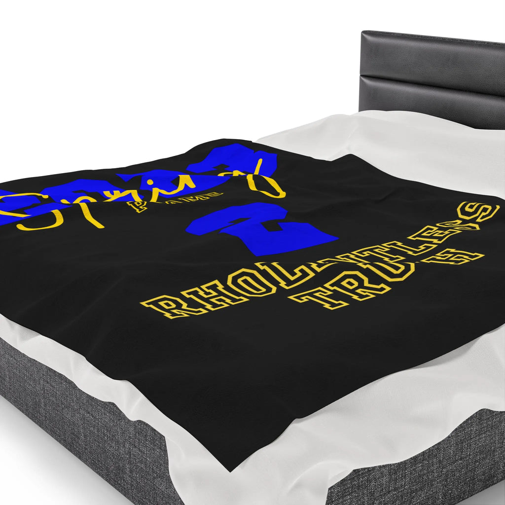 Custom Line Sigma Plush Blanket