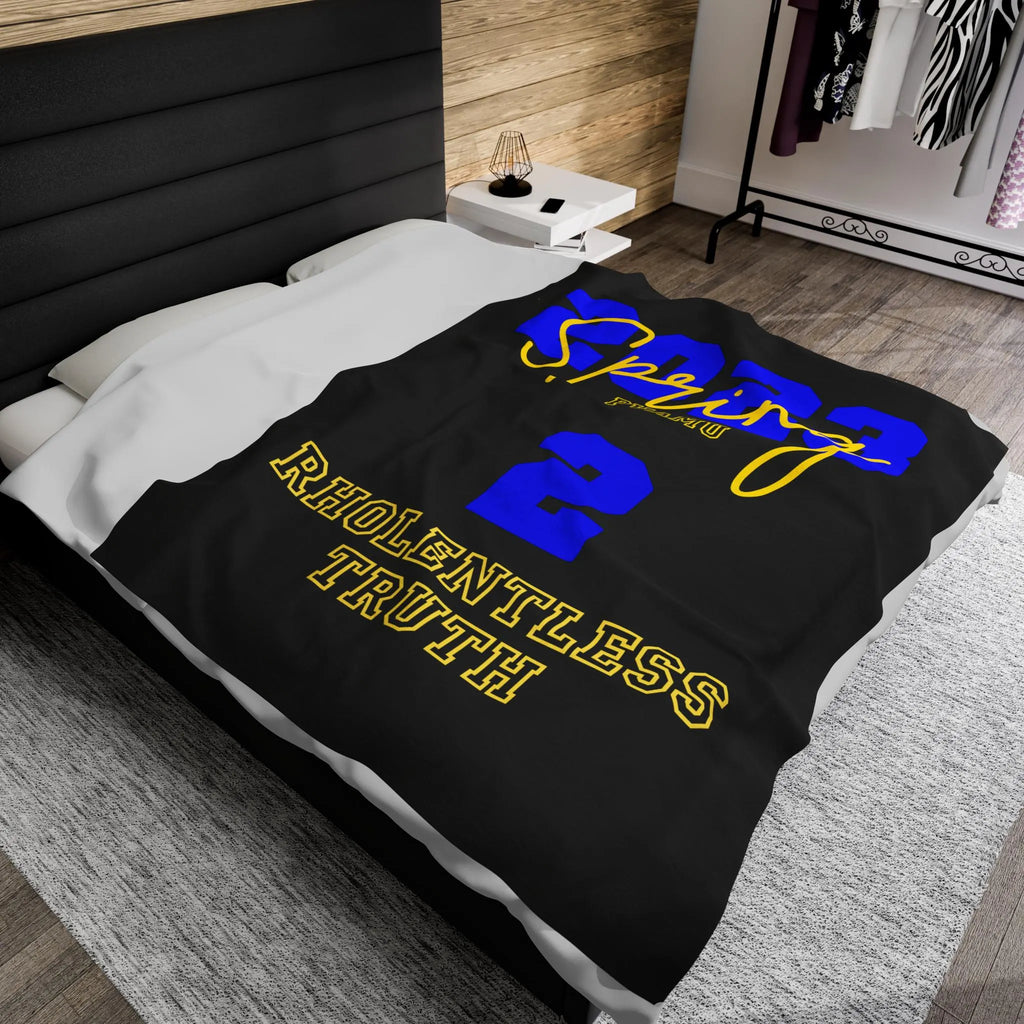 Custom Line Sigma Plush Blanket