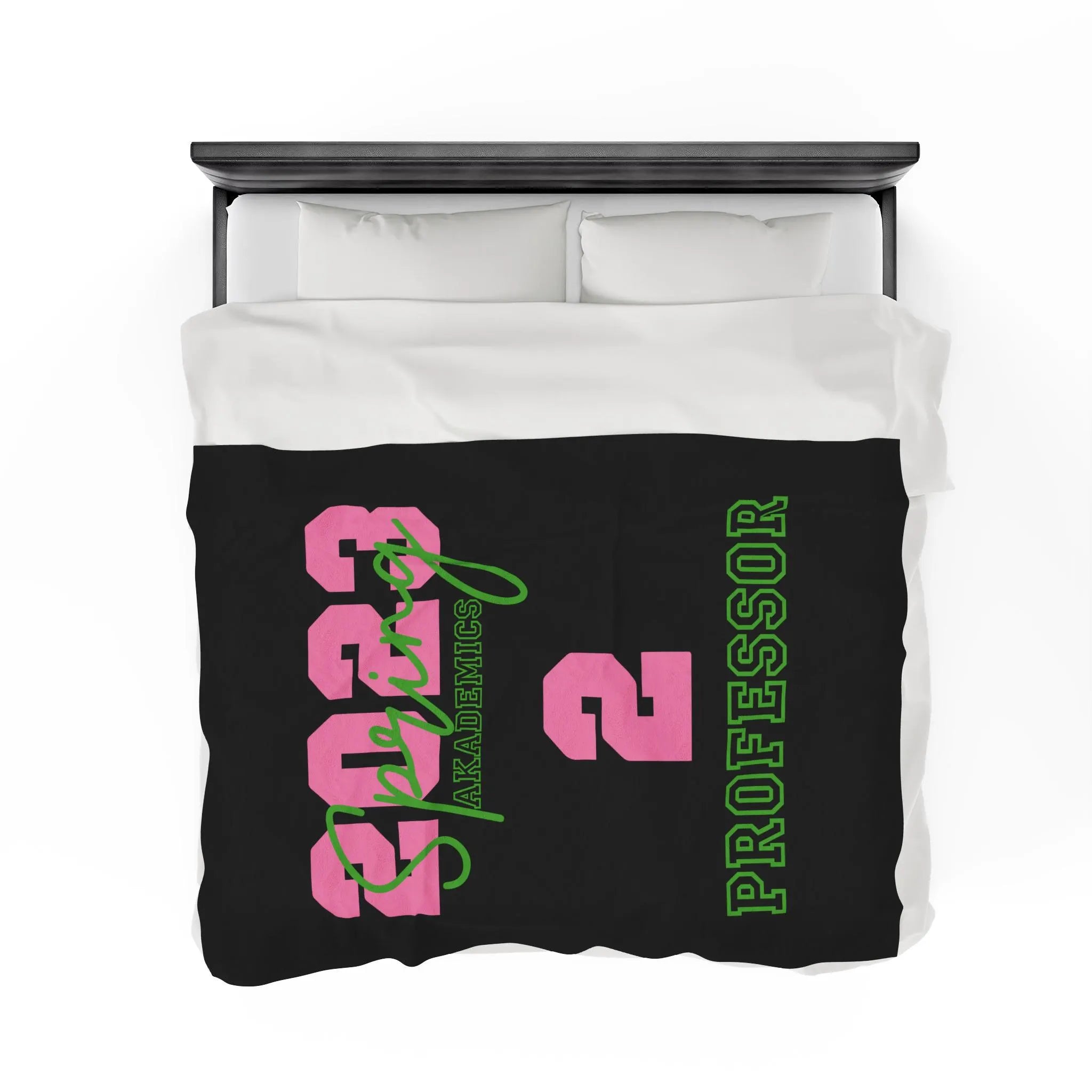 Custom Line Alpha Plush Blanket