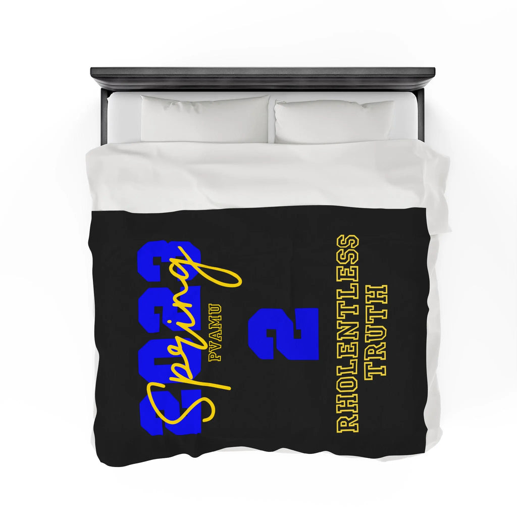 Custom Line Sigma Plush Blanket