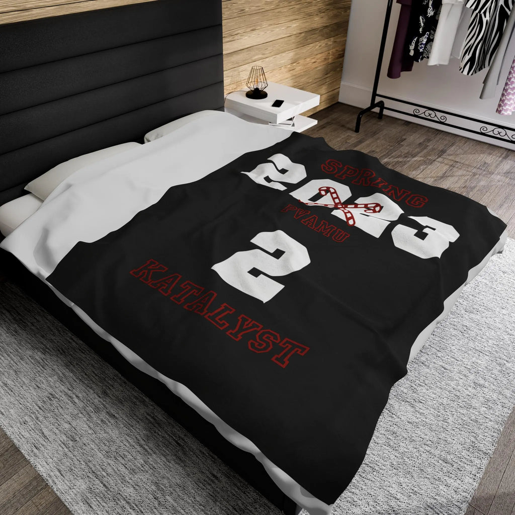 Custom Line K Fraternity Plush Blanket