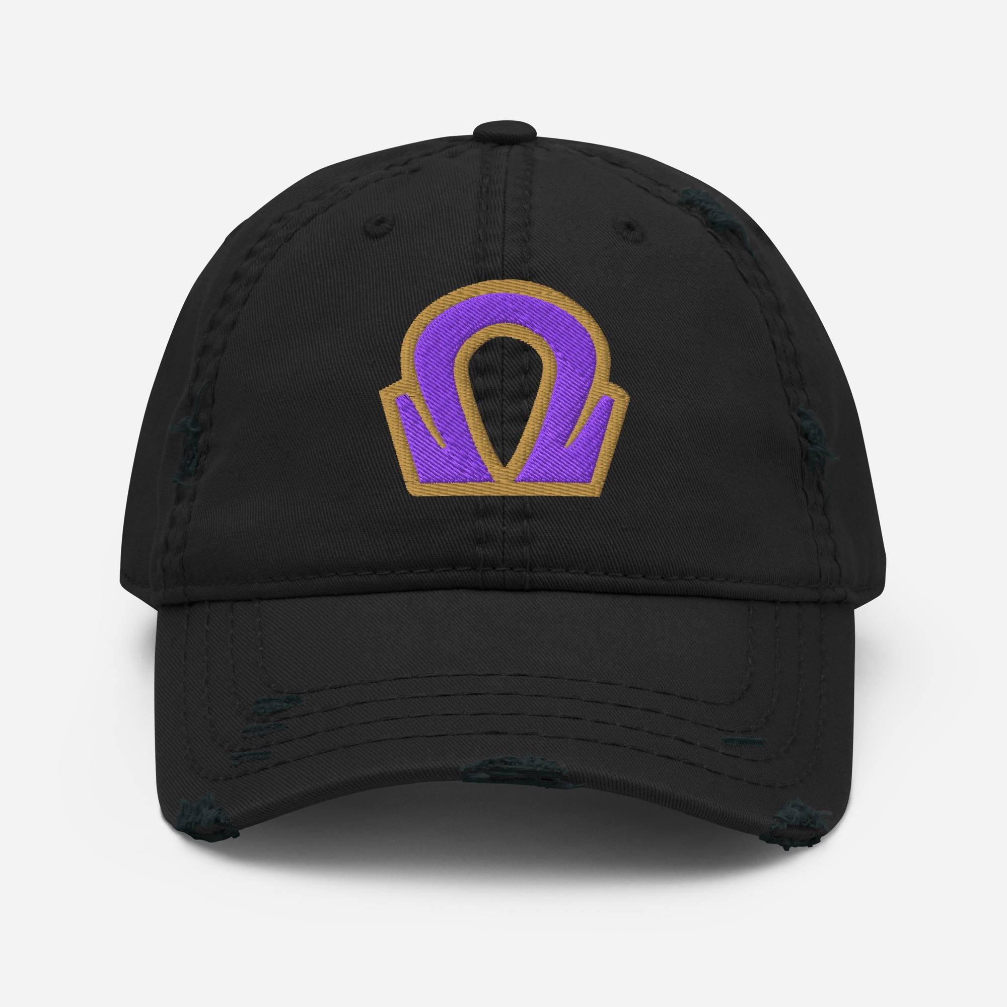 Omega Distressed Dad Hat