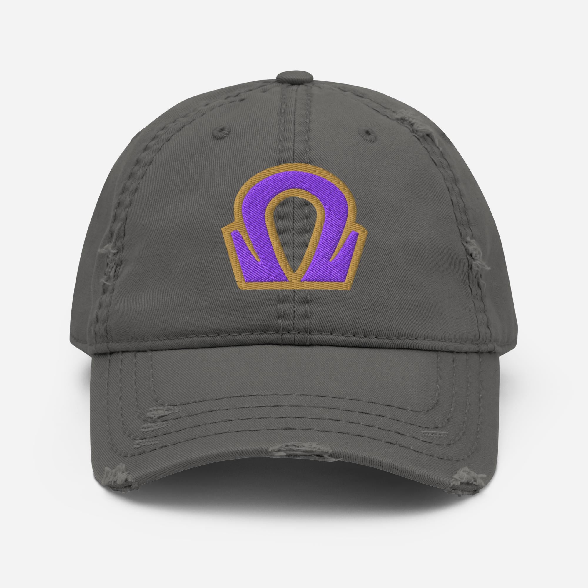 Omega Distressed Dad Hat