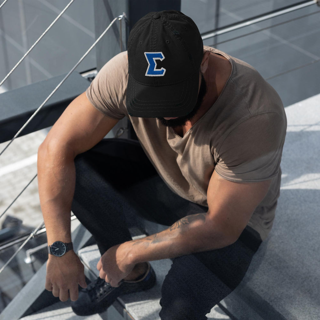 Sigma Distressed Dad Hat
