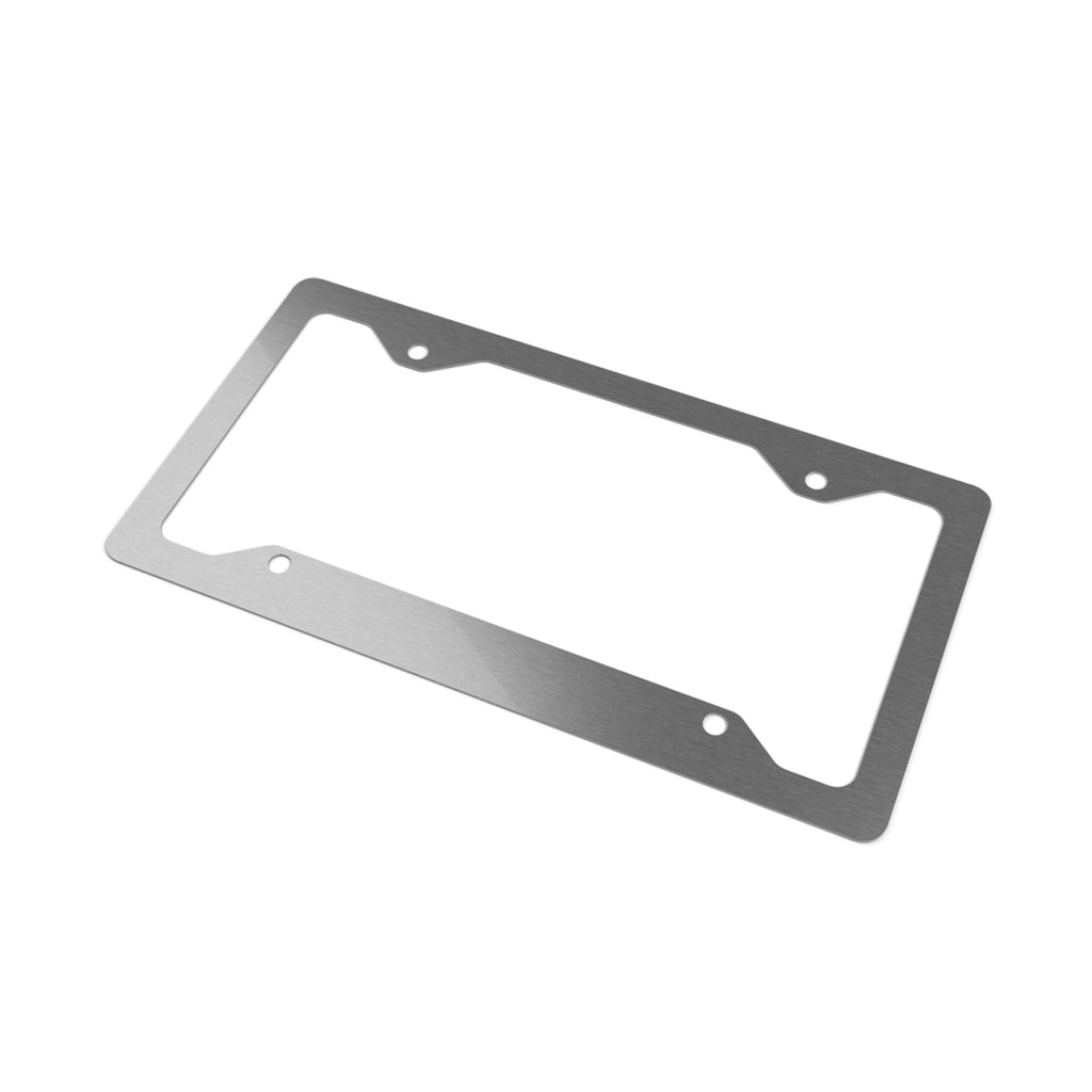 Alpha Metal License Plate Frame