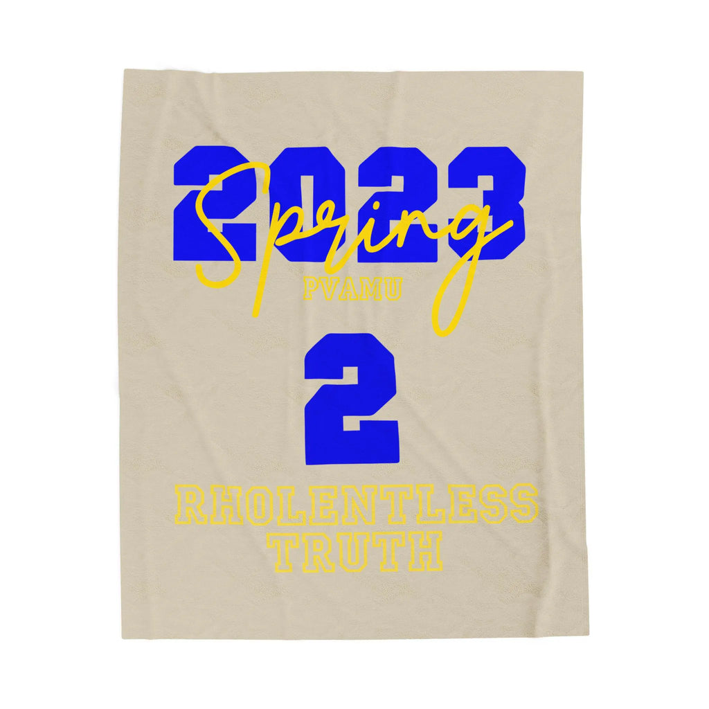 Custom Line Sigma Plush Blanket