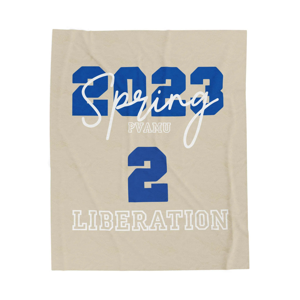 Custom Line Zeta Plush Blanket