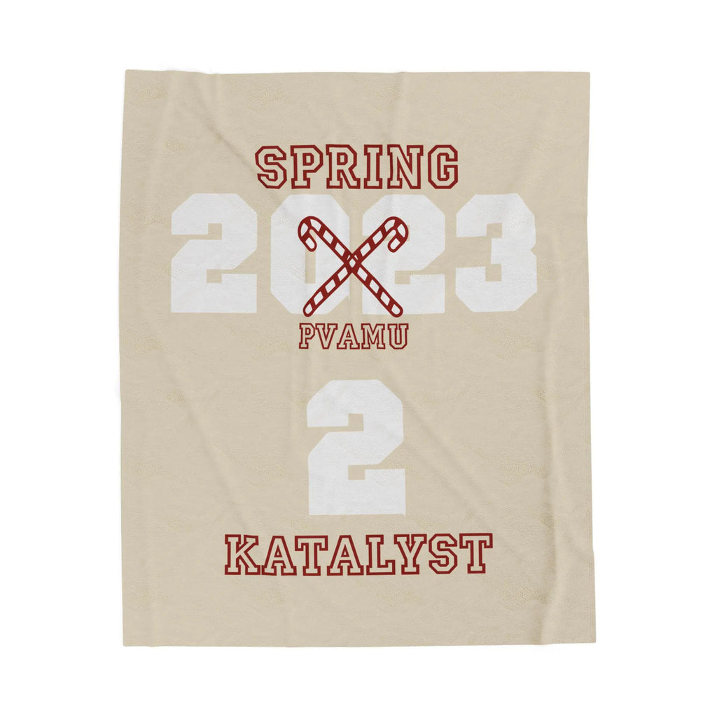 Custom Line K Fraternity Plush Blanket